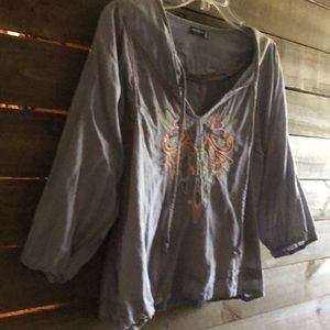 Cotton BoHo blouse